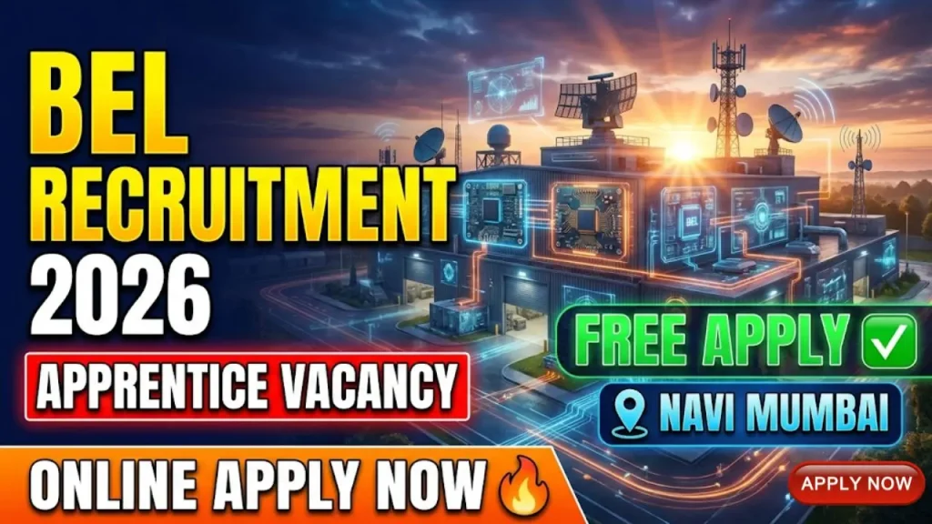 BEL Navi Mumbai Apprentice Recruitment 2026, Online Apply Now Free